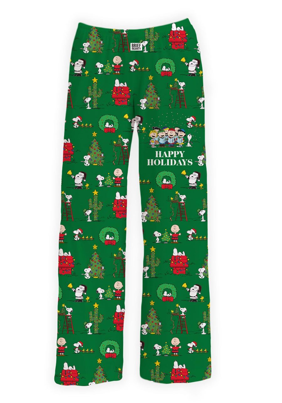 Adult Happy Holiday Snoopy Sleep Pants