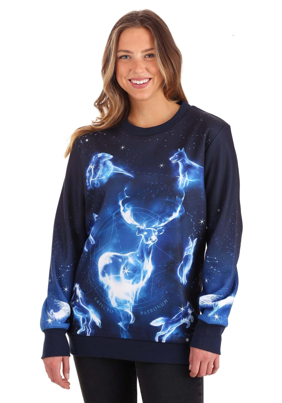 Adult Harry Potter Patronus Ugly Sweatshirt