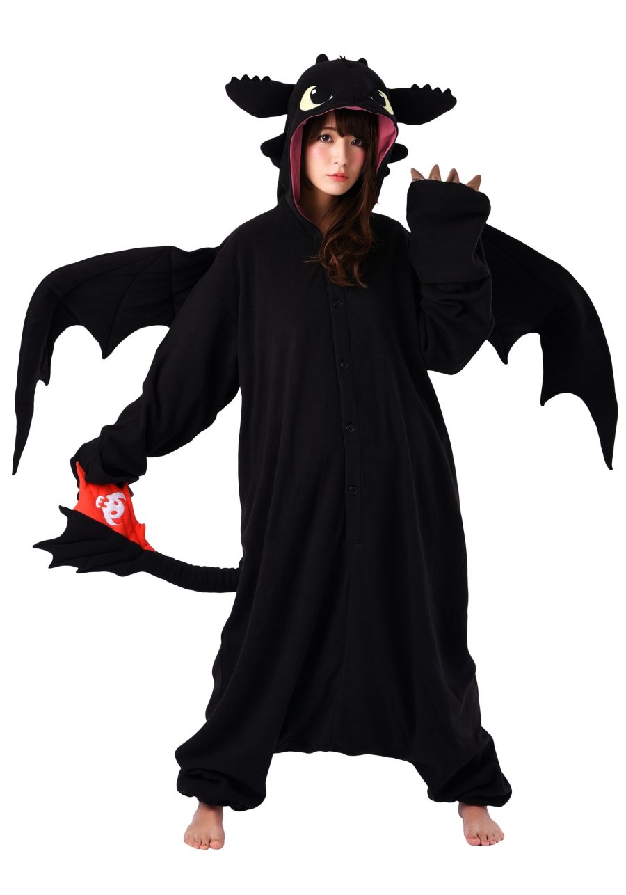 Adult How to Train Your Dragon Toothless Kigurumi Costume