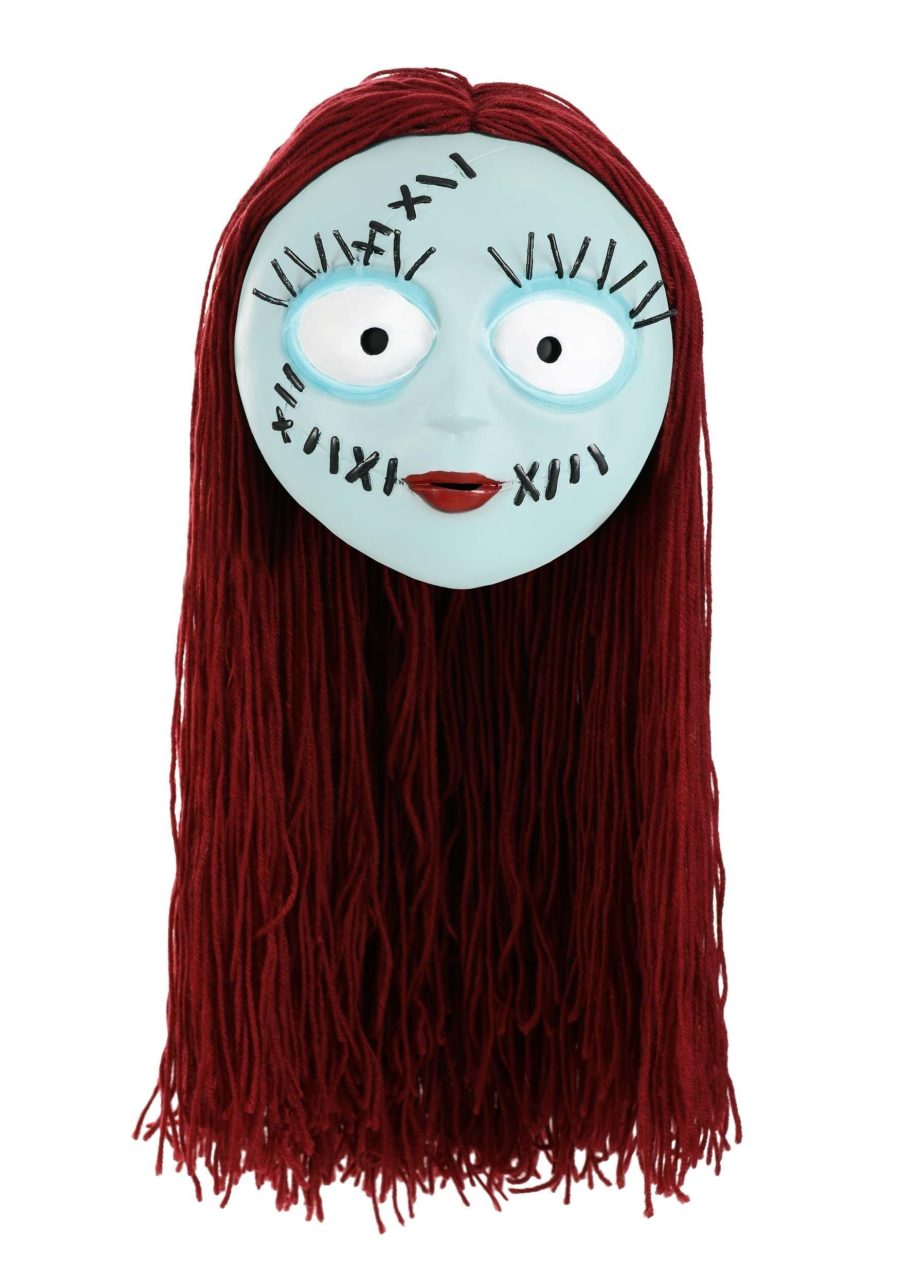 Adult Nightmare Before Christmas Latex Sally Costume Mask