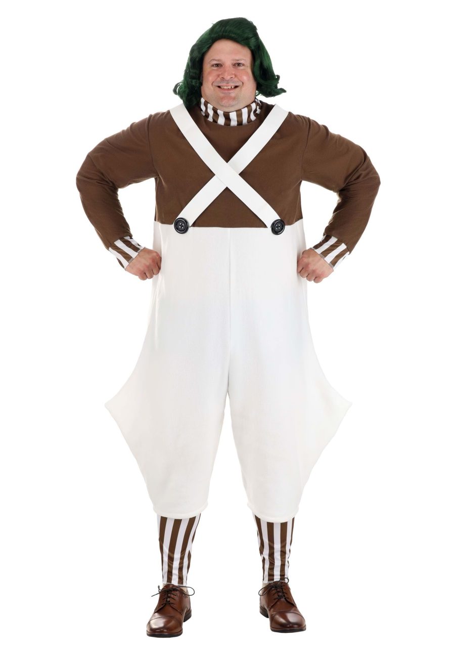 Adult Plus Size Oompa Loompa Costume