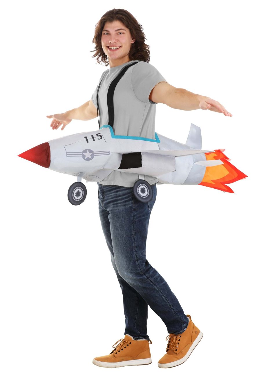 Adult Ride-In Fighter Jet Costume