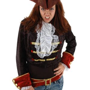 Adult Scallywag Blood Red Costume Hat