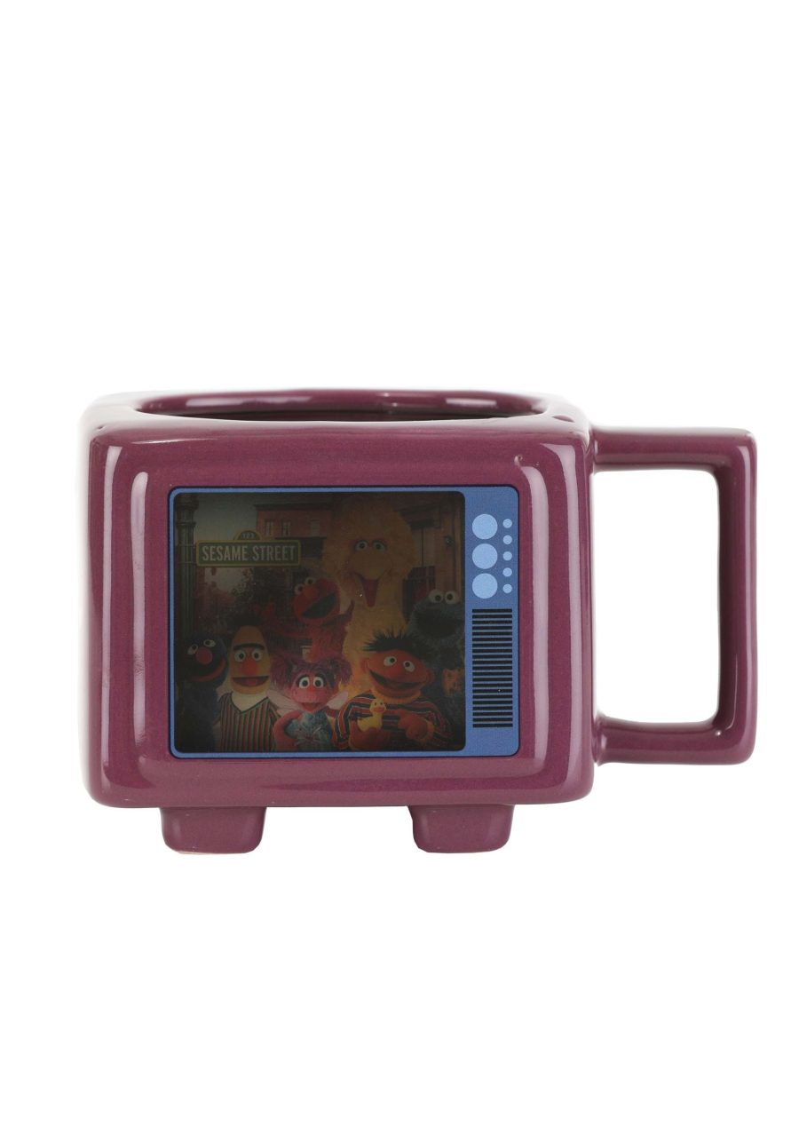 Adult Sesame Street Heat Reveal TV Shape Mug