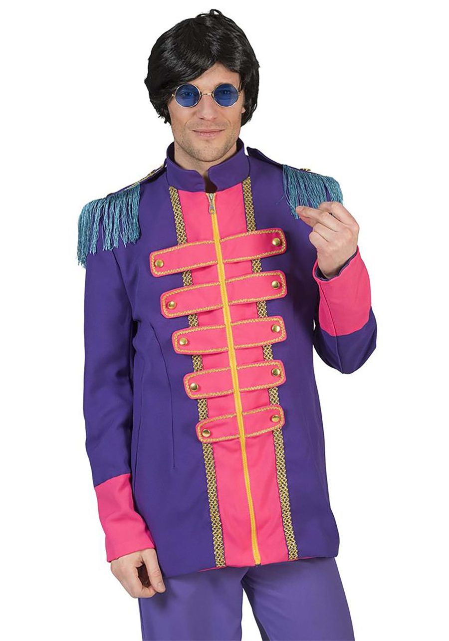 Adult Sgt. Pepper Album Inspired Purple Jacket