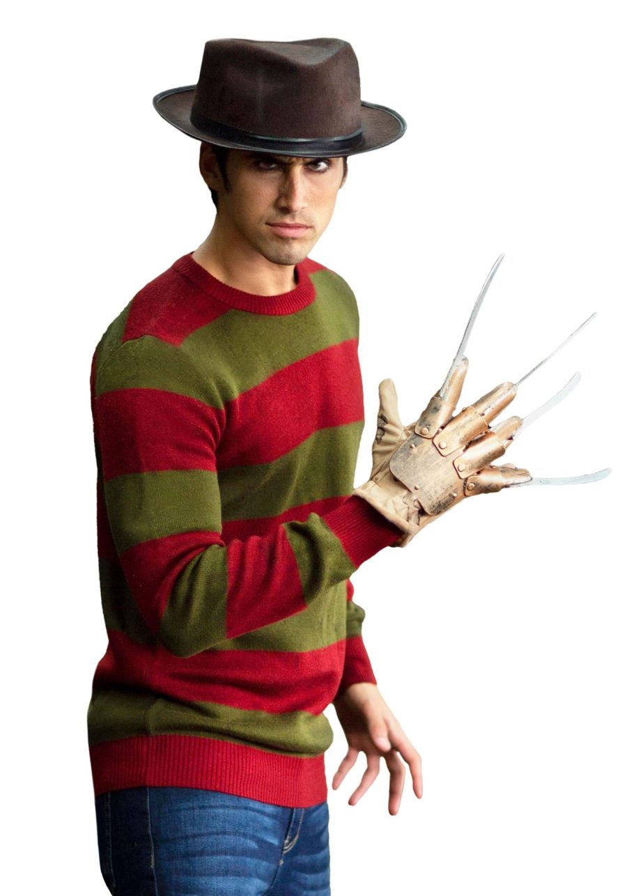 Adult Striped Nightmare on Elm Street Freddy Sweater