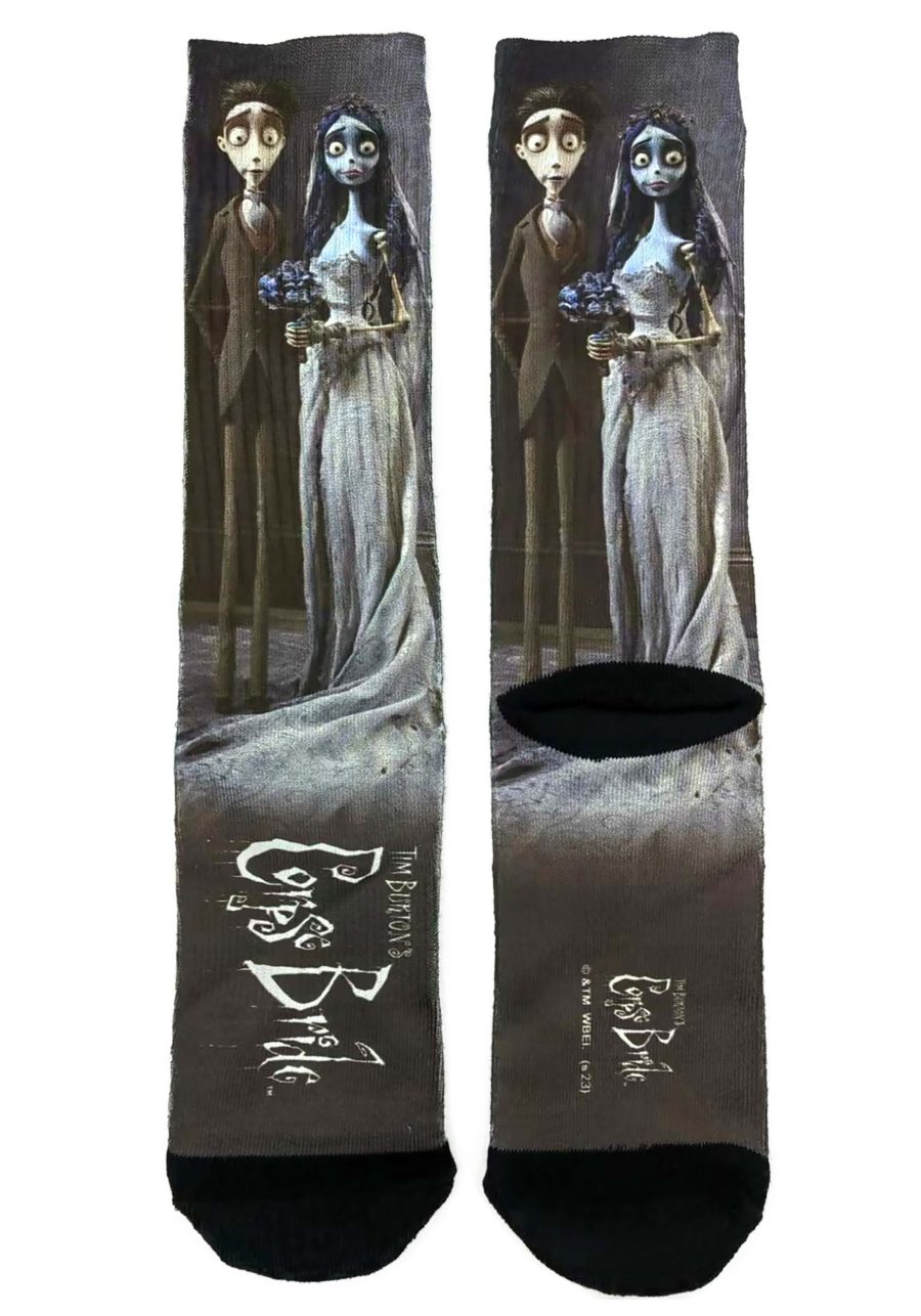 Adult Victor and Emily Corpse Bride Socks