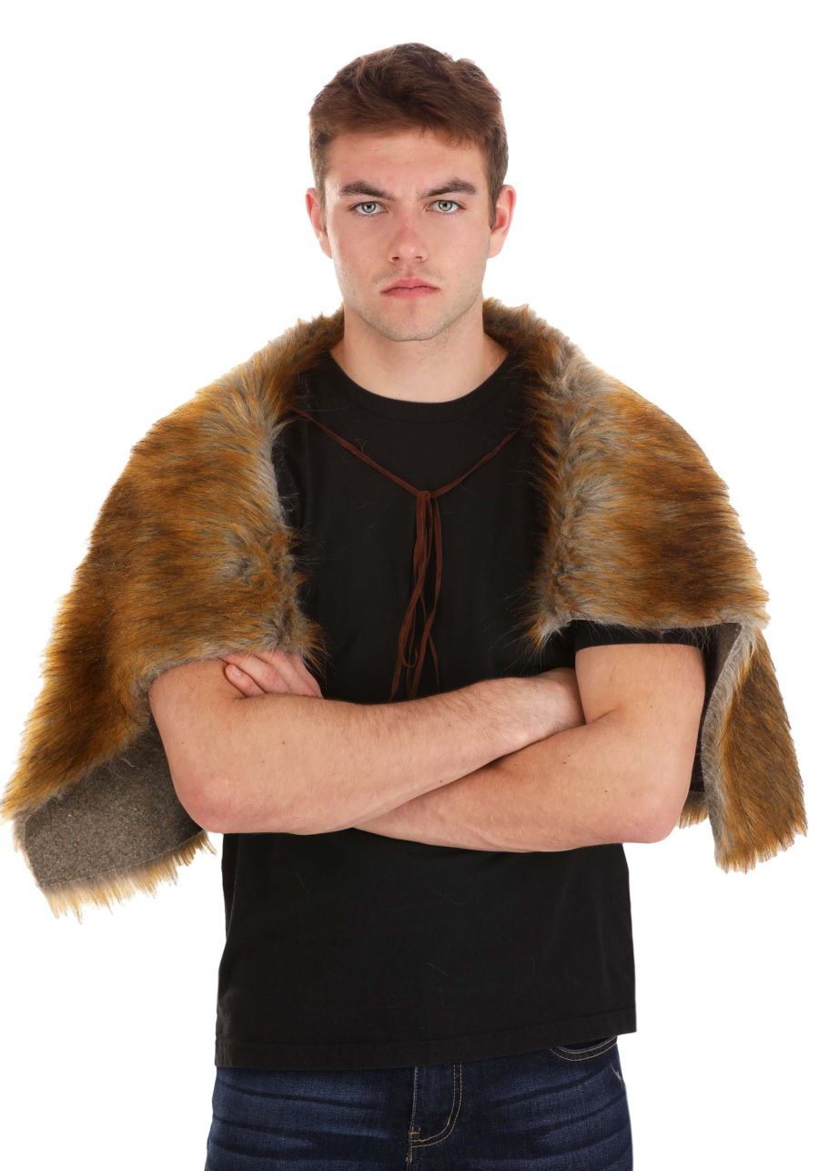 Adult Vikings Ragnar Lothbrok Wolf Pelt Costume Cloak