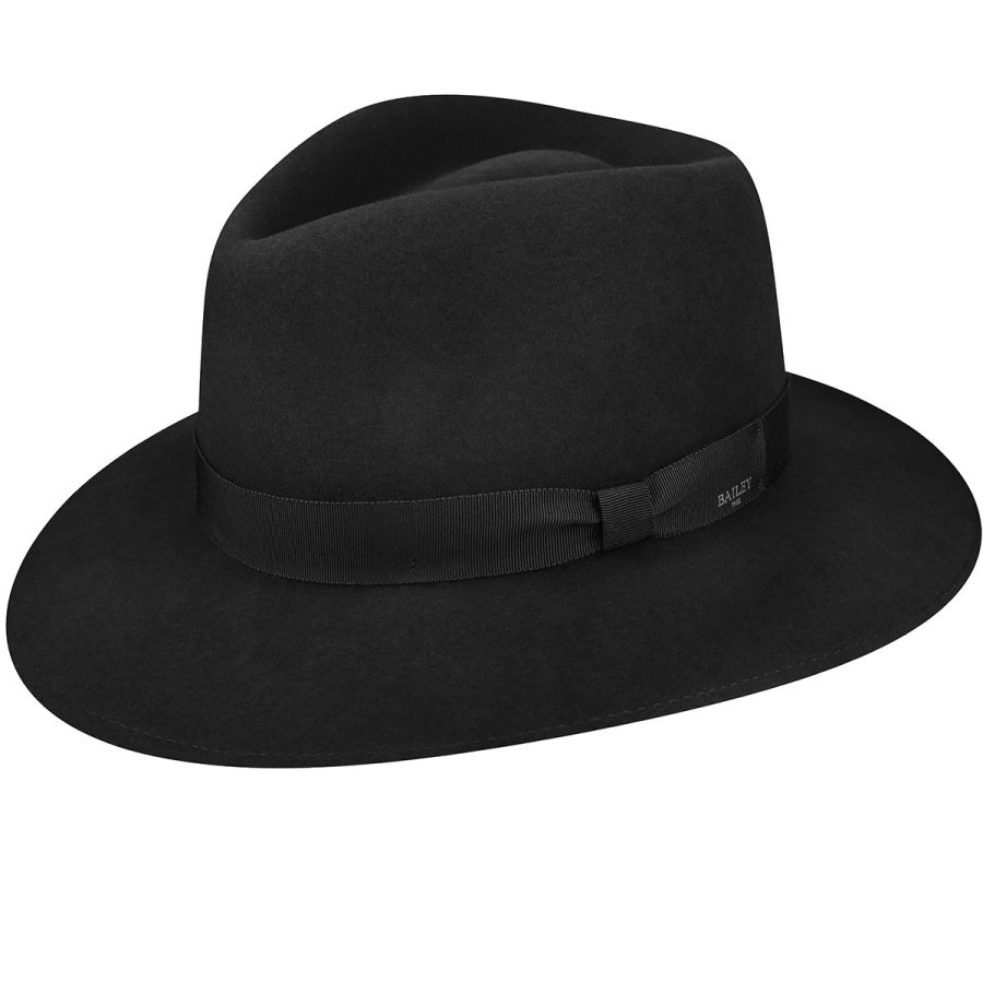 Ammon Fedora - Black/L