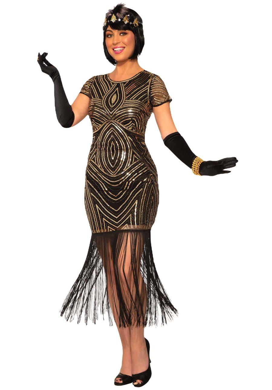 Art Deco Flapper Dress Costume for Women