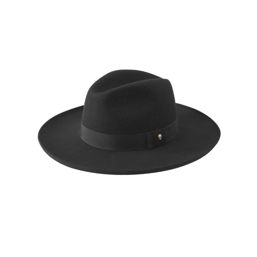 Augustine Fedora - Black/Black / L