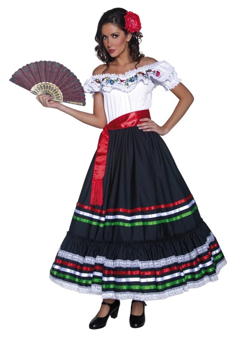 Authentic Western Senorita Women's Costume