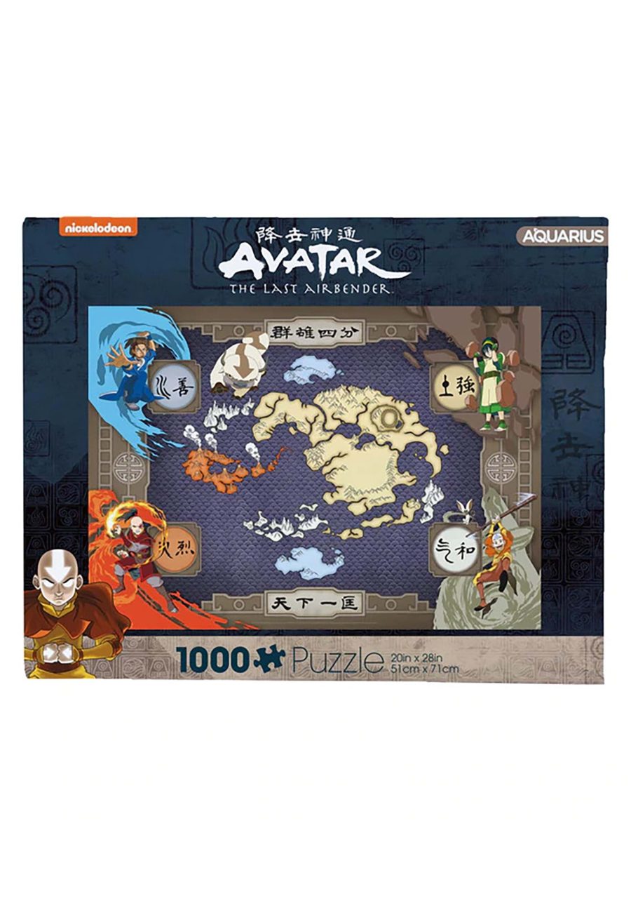 Avatar Map 1000 Piece Jigsaw Puzzle