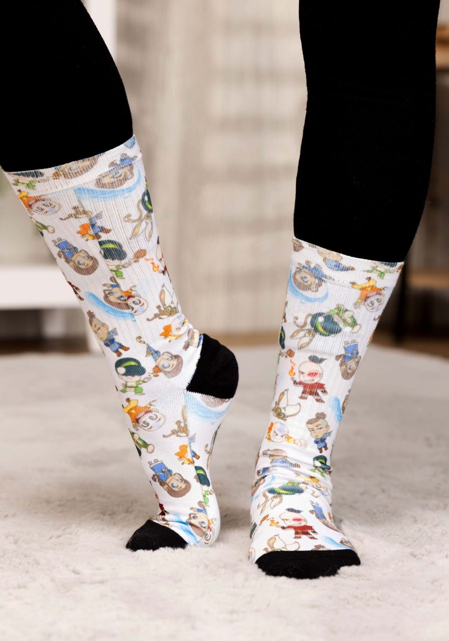 Avatar: The Last Airbender Chibi Adult Socks