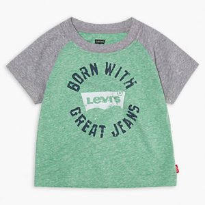 Baby Raglan Levi's Logo Tee Shirt T-Shirt - Boys 12M