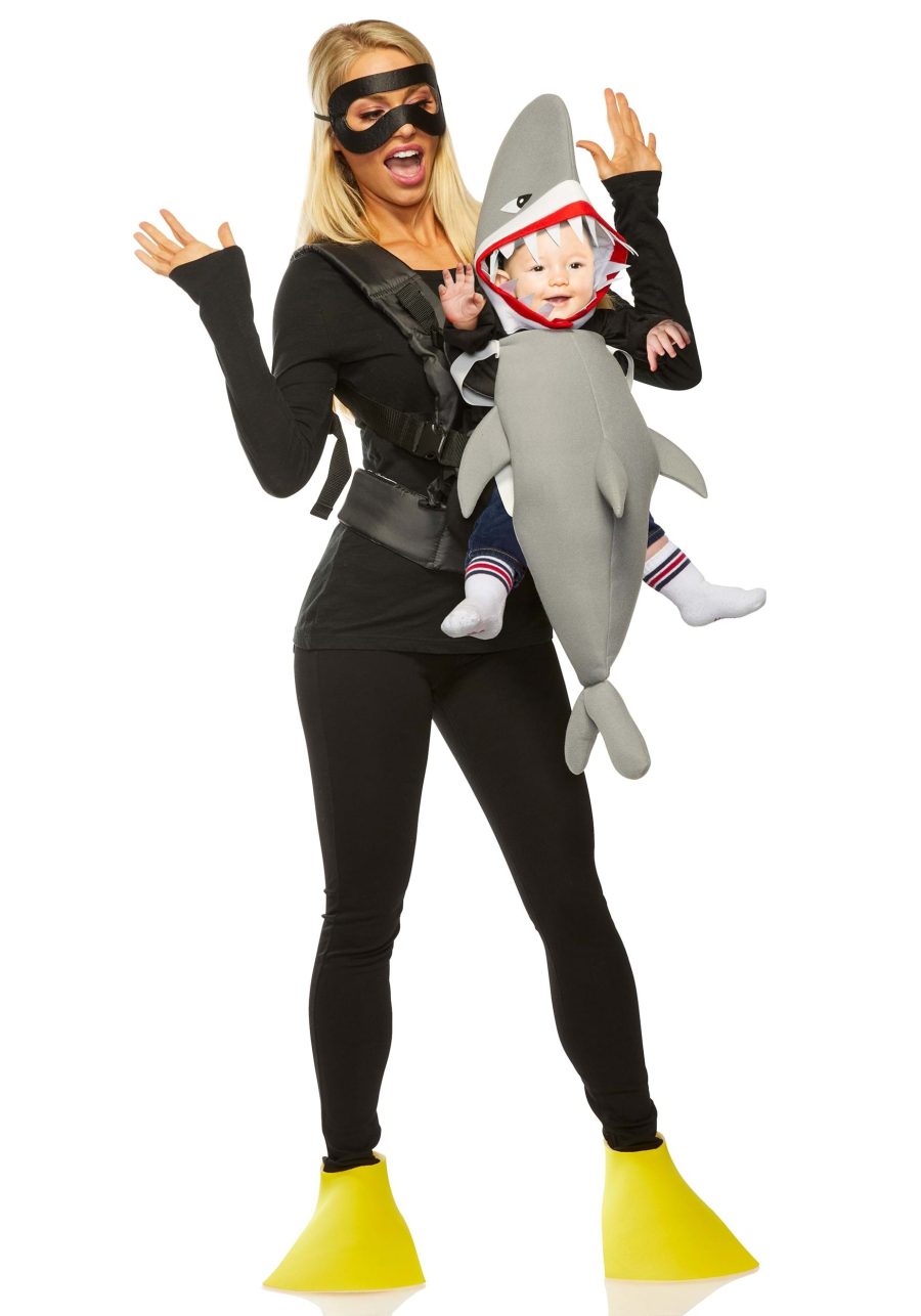 Baby Shark & Diver Carrier Costume