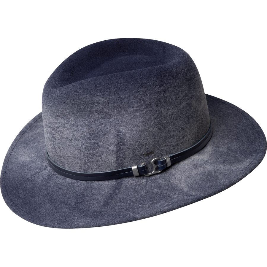 Began Fedora - Dark Navy Swirl / L