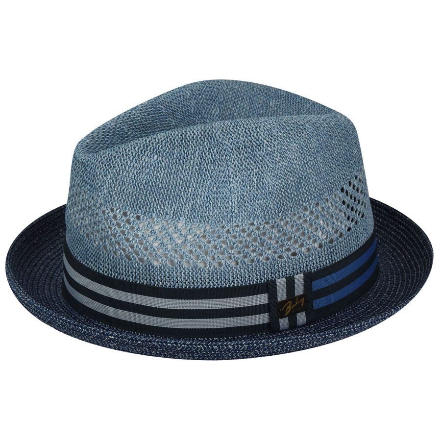 Berle Fedora - Navy Heather/XL