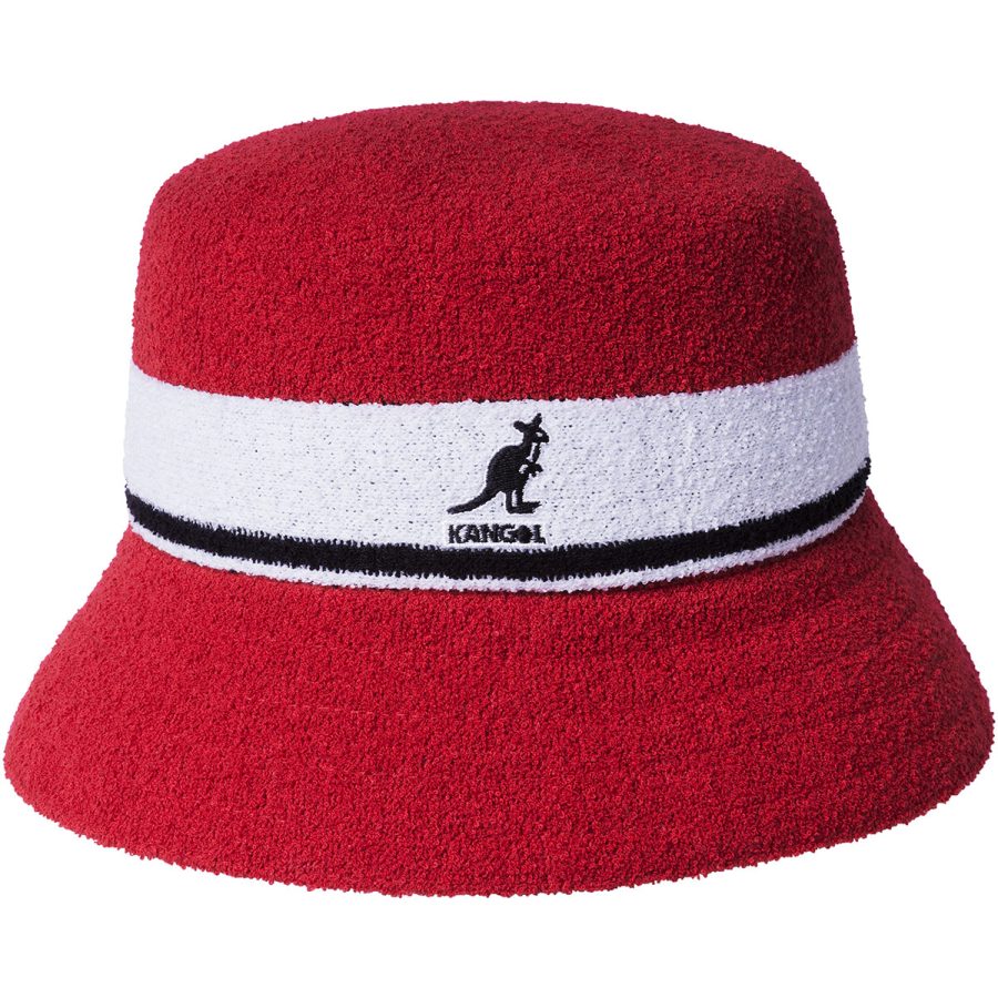 Bermuda Stripe Bucket - Scarlet/L