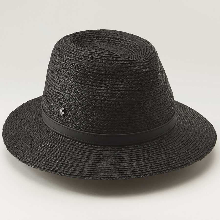 Billie Fedora - Charcoal/Black / L