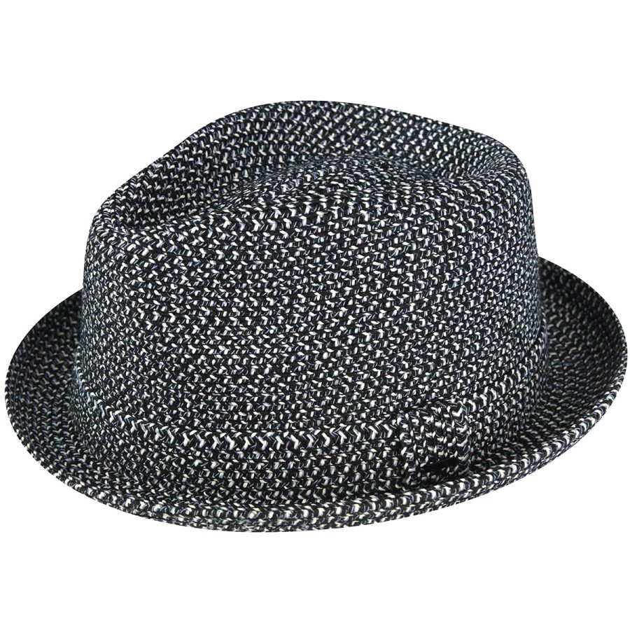 Billy Braided Trilby - Black Heather/L