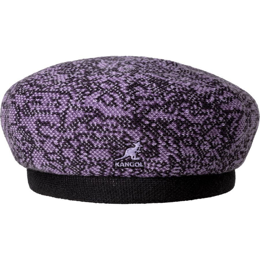 Birdseye Maze Beret - Digital Lavender/Dark Berry / L