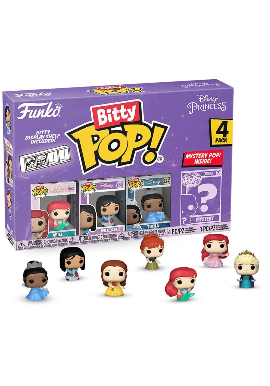 Bitty POP! Disney - Ariel Mini Figure 4 Pack