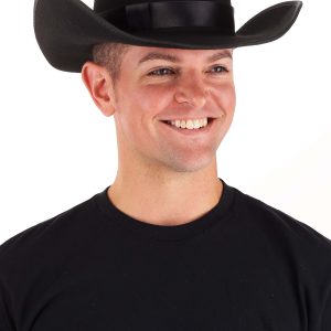 Black Cowboy Costume Hat