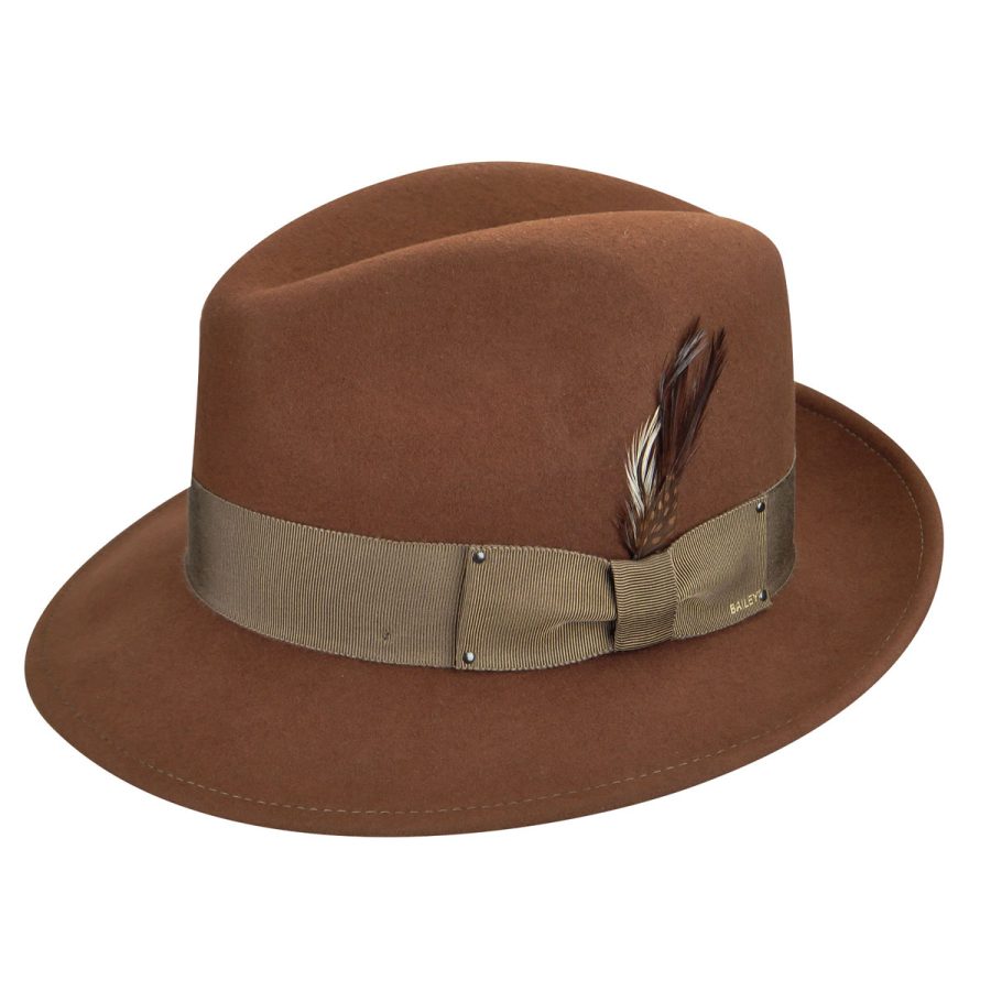 Blixen LiteFelt ® Fedora - Cognac/S