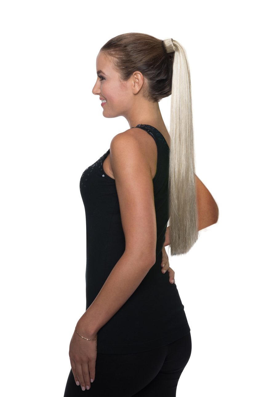 Blonde Ponytail Clip Accessory