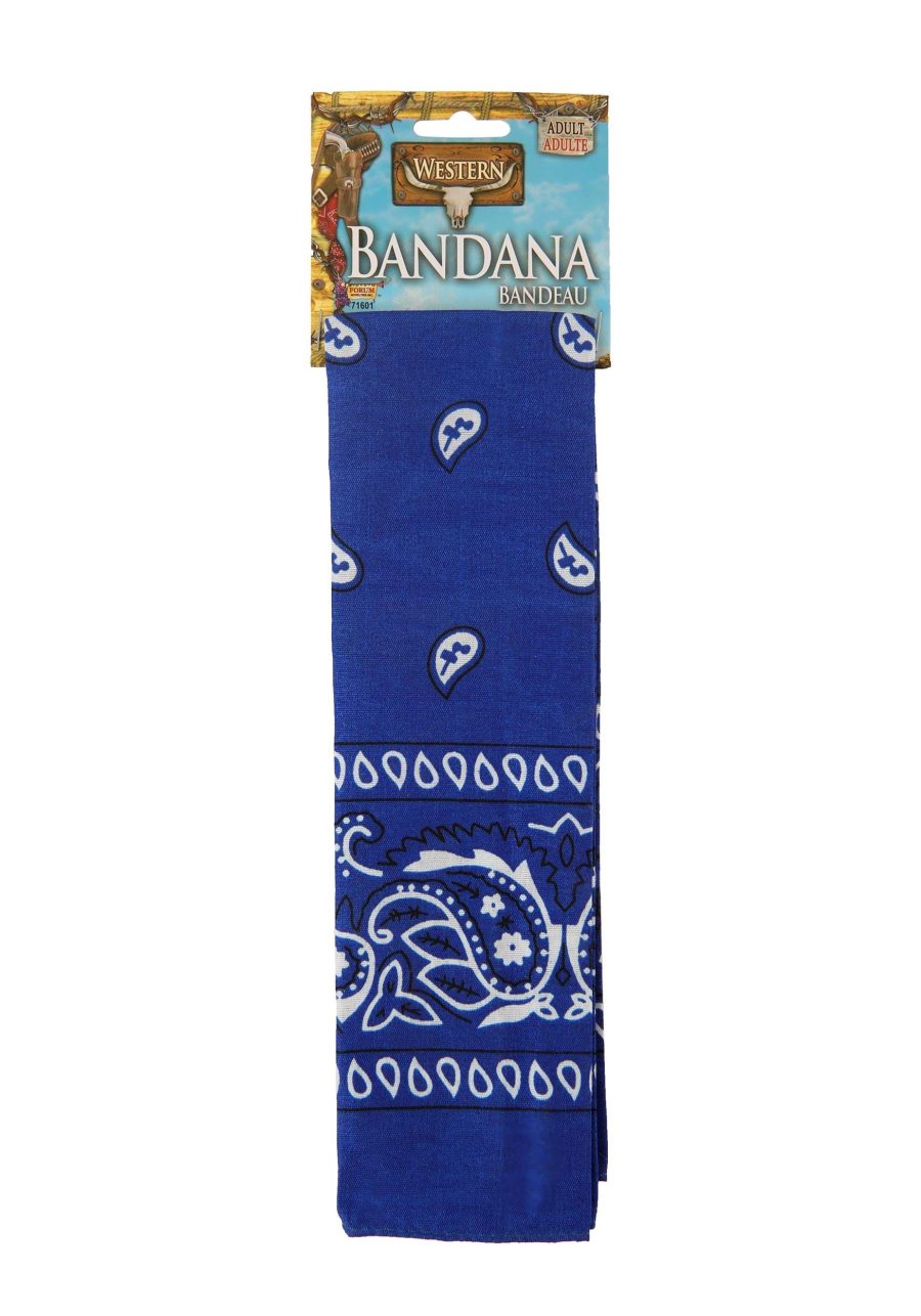 Blue Bandana Costume Accessory