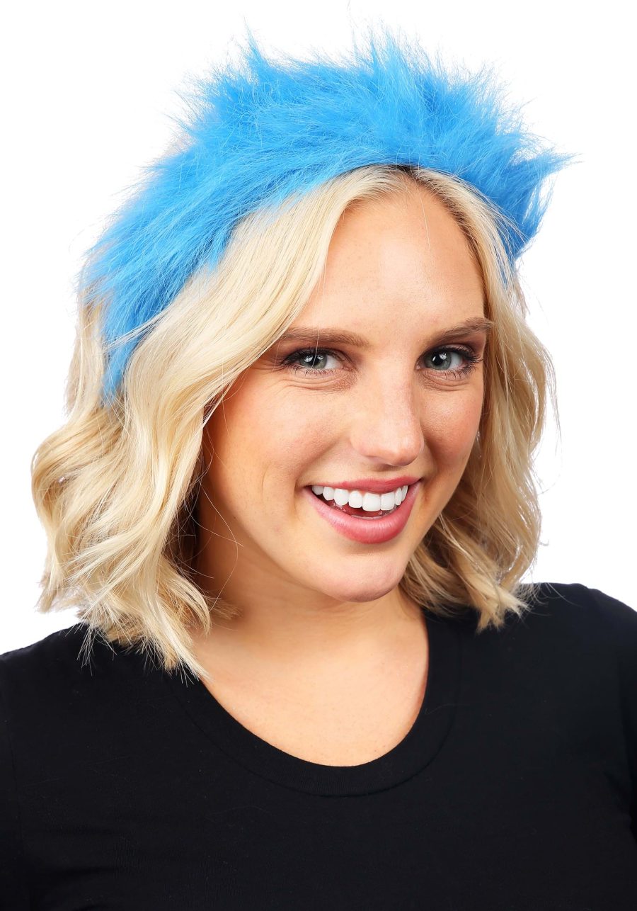 Blue Fuzzy Costume Headband - Thing 1&2