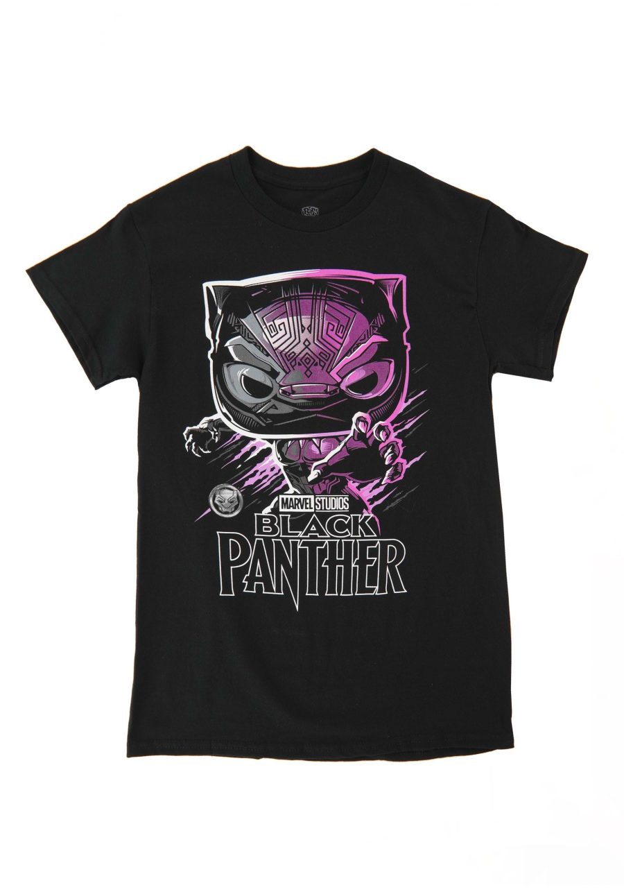 Boxed Pop! Tee: Marvel - Black Panther