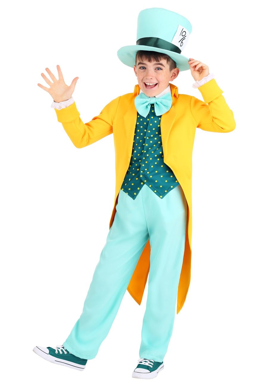 Boy's Bright Mad Hatter Costume