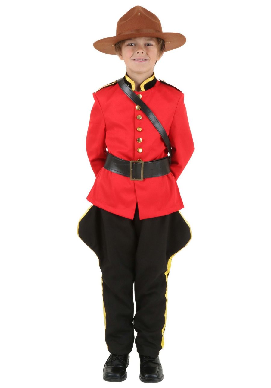 Boy's Canadian Mountie Costume