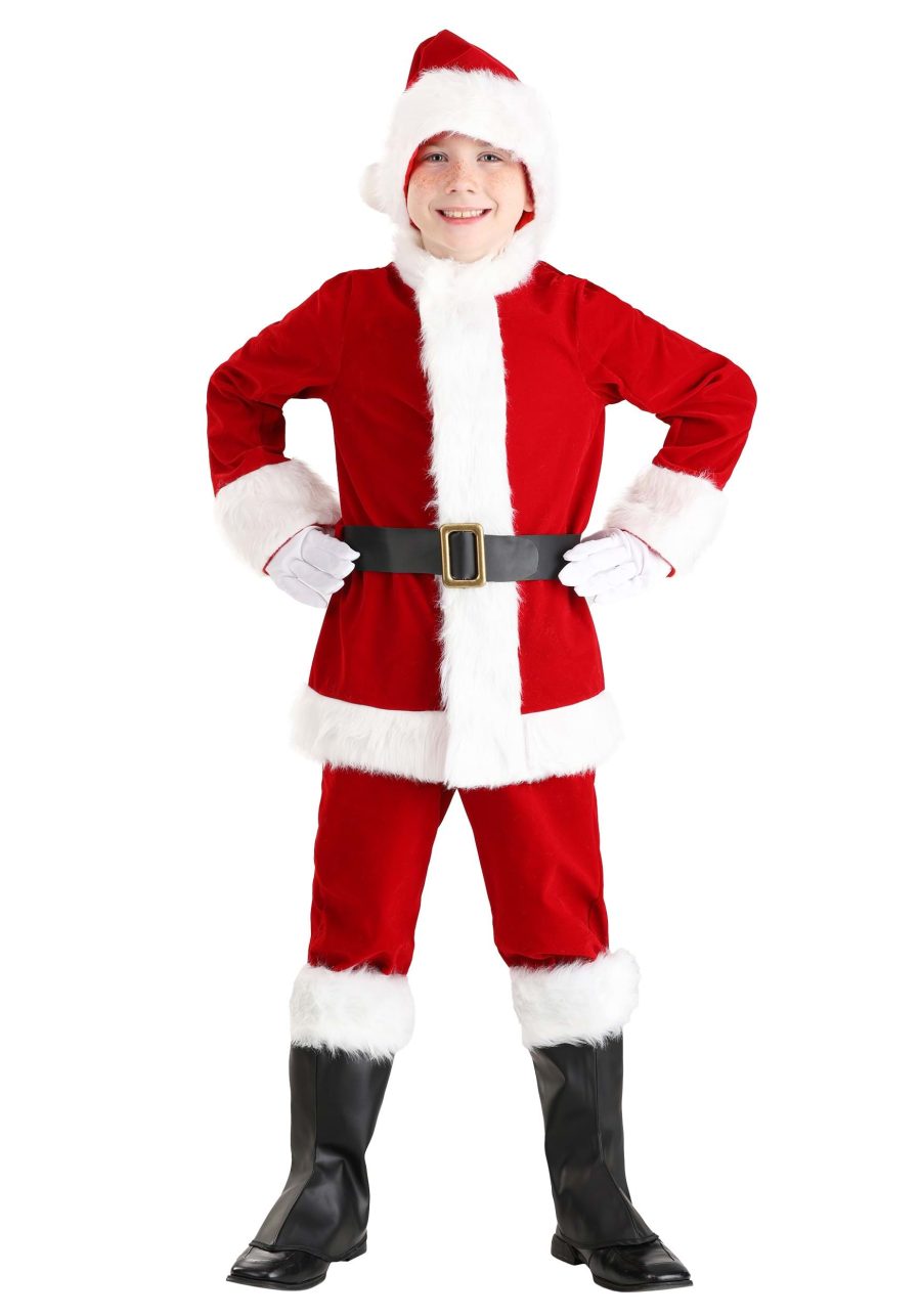 Boy's Deluxe Santa Costume