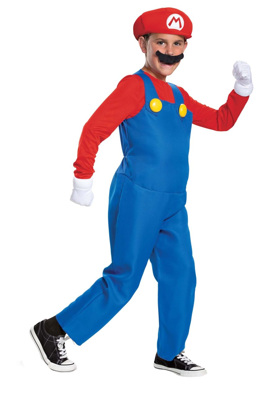 Boys Super Mario Brothers Mario Deluxe Costume