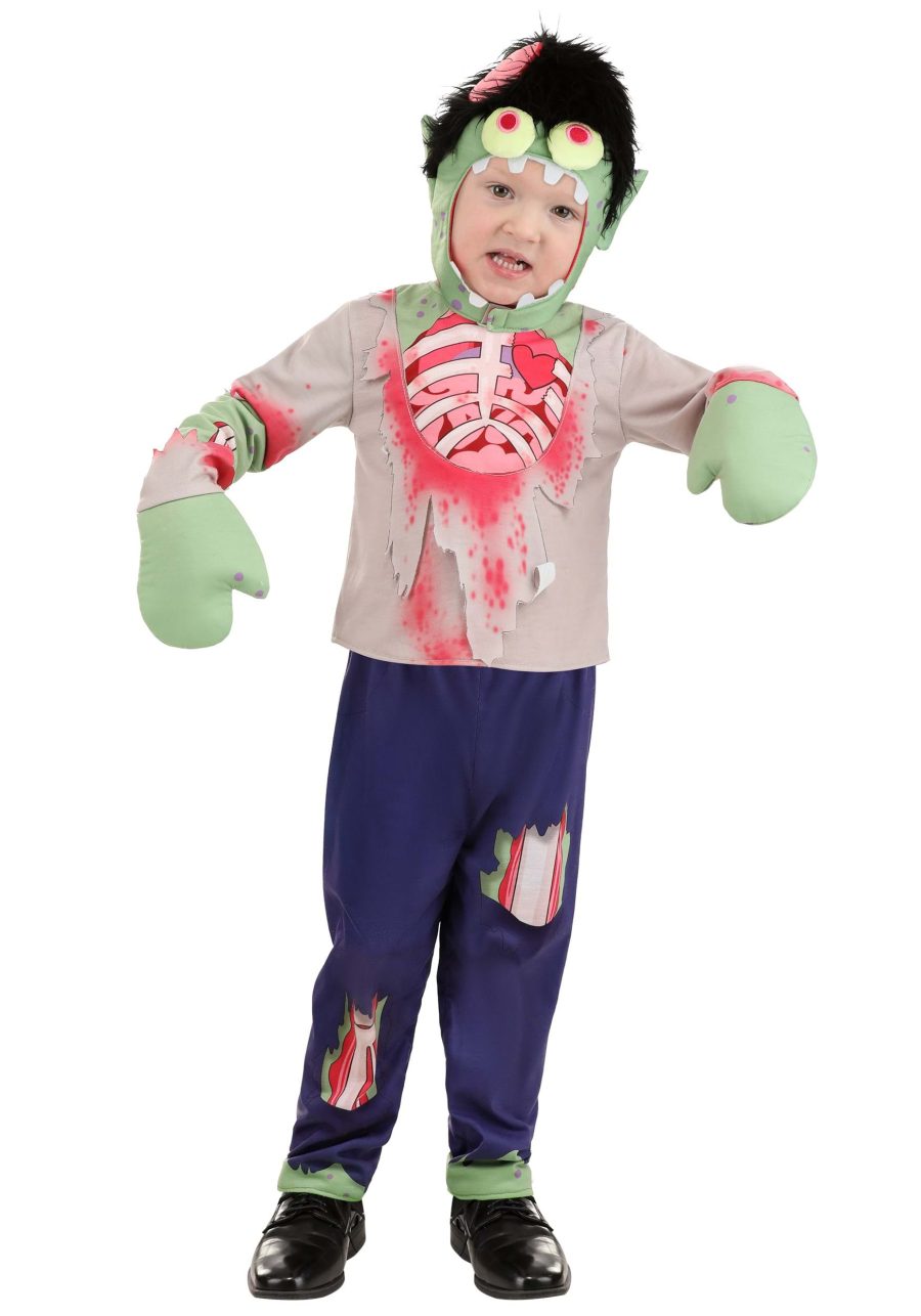 Boy's Toddler Goofy Zombie Costume