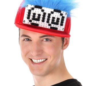 Bricky Blocks Build-On Snapback Hat Thing 1 & Thing 2 Kit