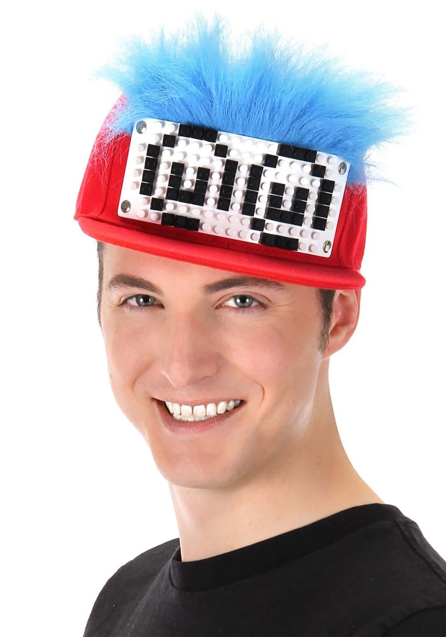 Bricky Blocks Build-On Snapback Hat Thing 1 & Thing 2 Kit