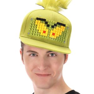 Bricky Blocks Build-On The Grinch Snapback Hat Kit