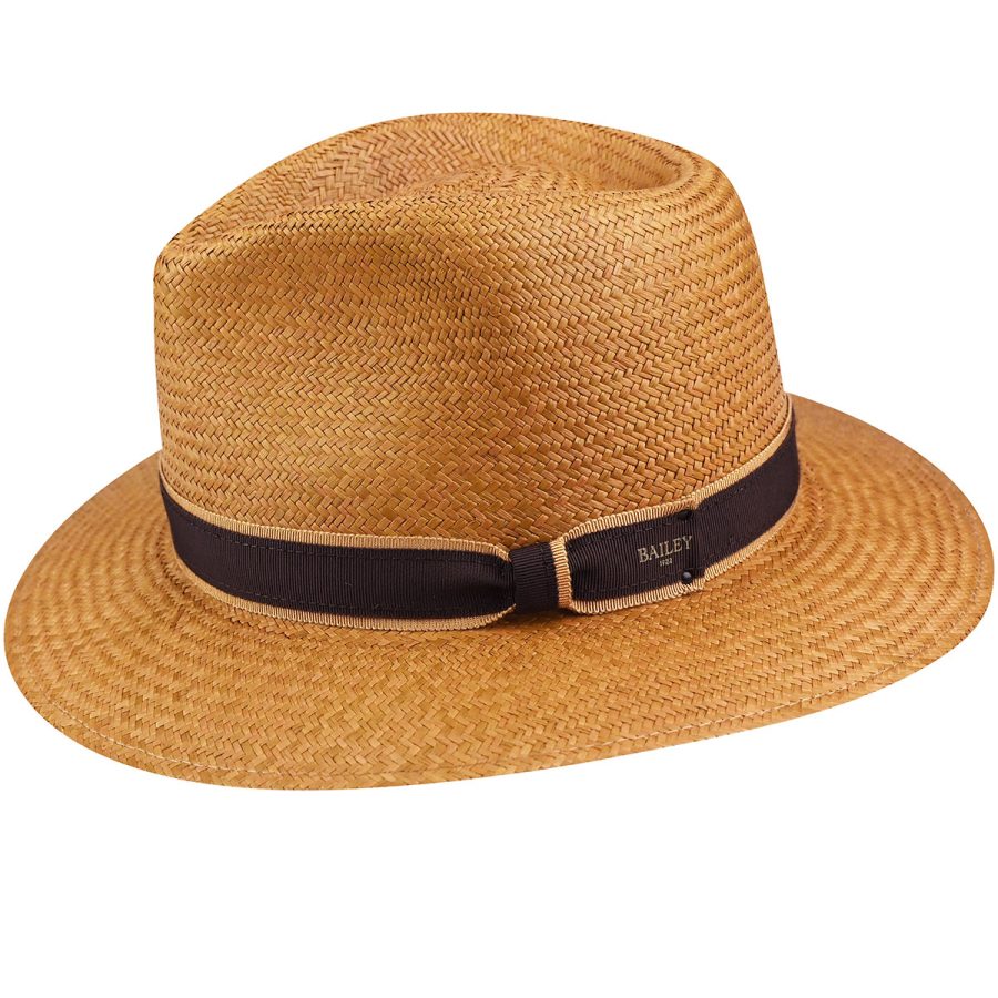 Brooks Panama Fedora - Grit / L