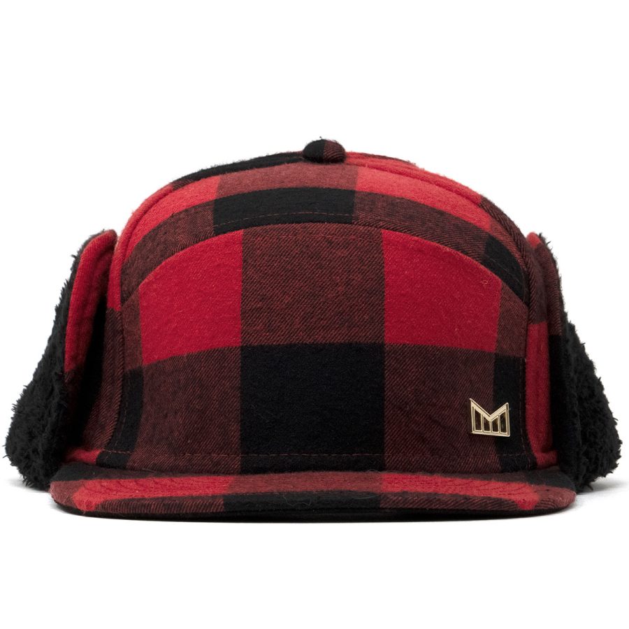 Buffalo Plaid Lumberjack Cap - Red/Black/1SFM