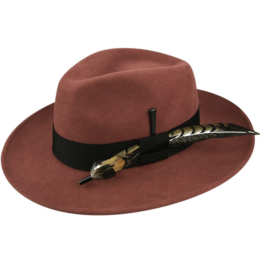 Burnell Fedora - Ochre/S