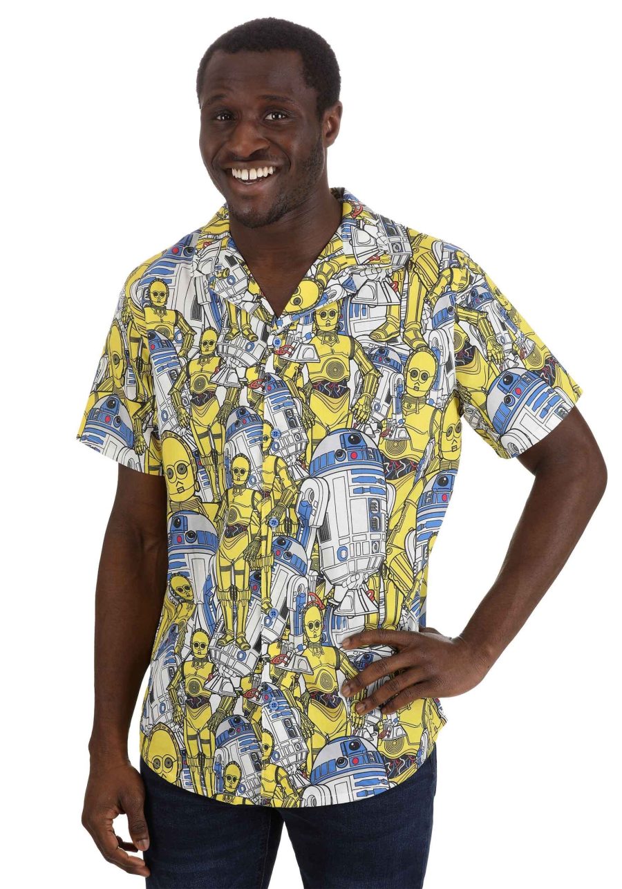 Cakeworthy Star Wars Droid AOP Adult Button Up Shirt