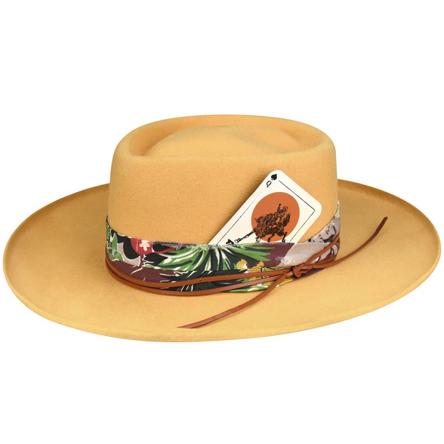 Calamity J. Western Fedora - Golden Apricot / 7-1/2