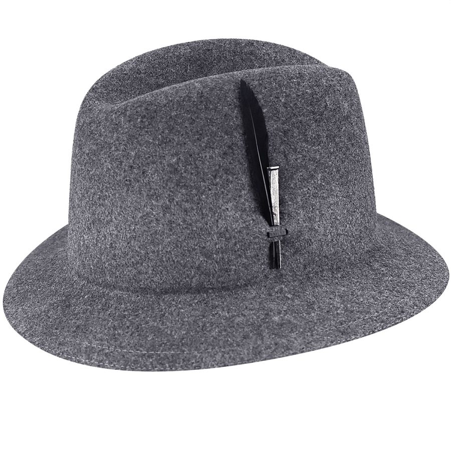 Caprole Fedora - Slate Mix / L