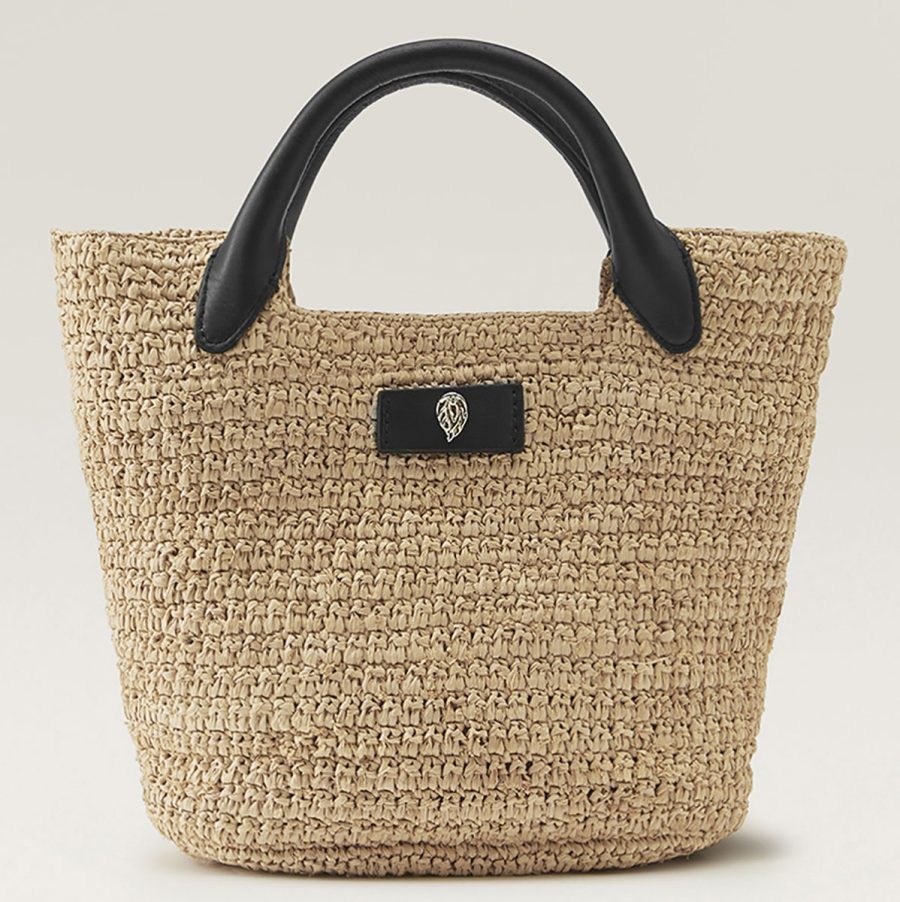 Cassia Mini Basket - Natural/Black / misc