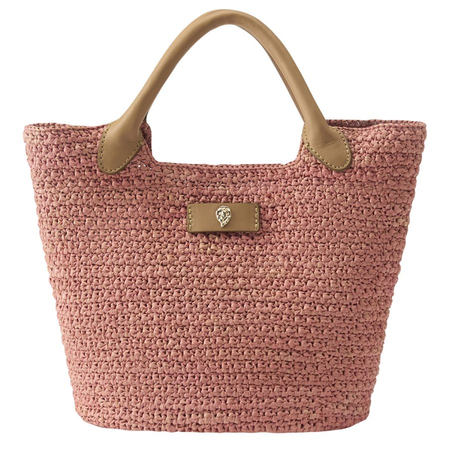 Cassia Mini Tote - Pomelo/Caramel / misc