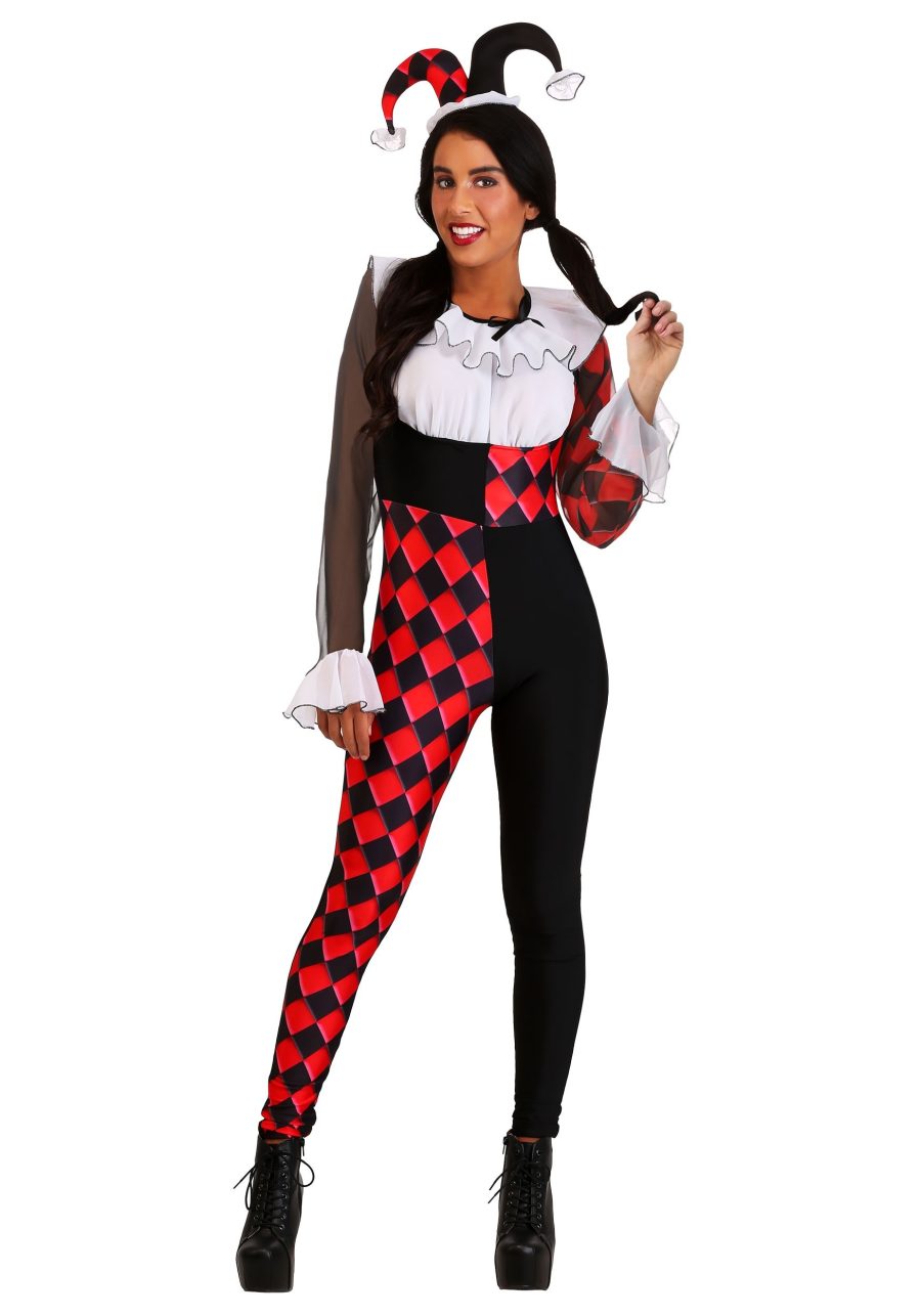 Chiffon Women's Harlequin Costume